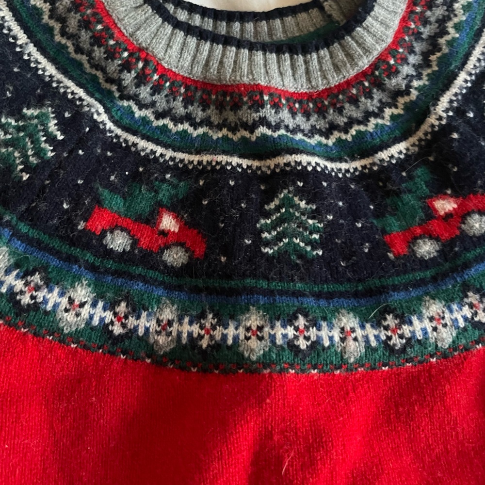 Mini Boden Boys Christmas Sweater